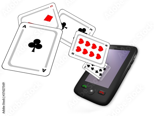 gaming on a smartphone