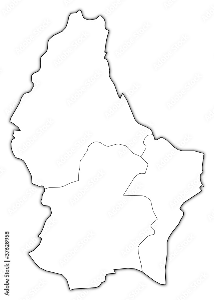 Map of Luxembourg