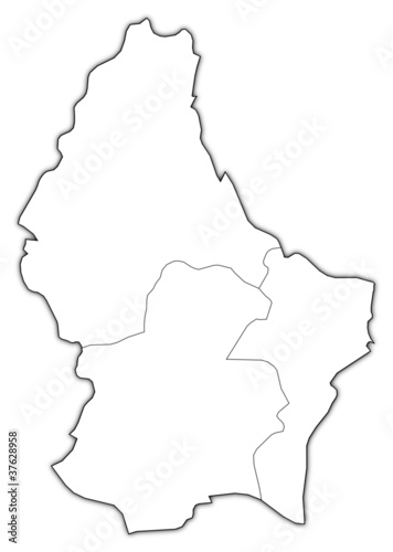 Map of Luxembourg