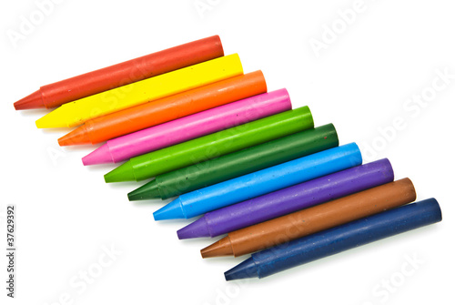 Wax crayons