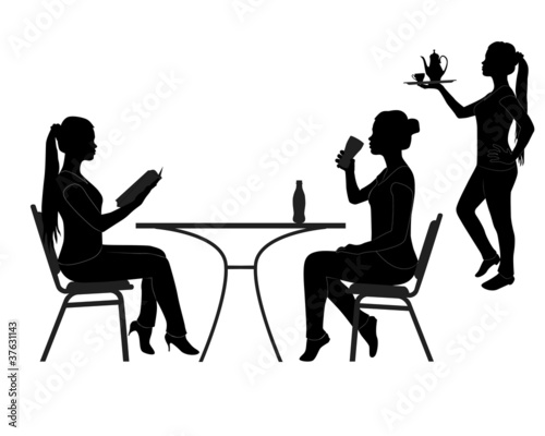 visitors of the restaurant