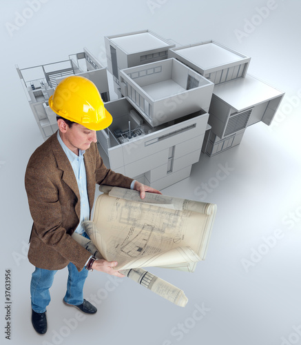 Architect and mockup