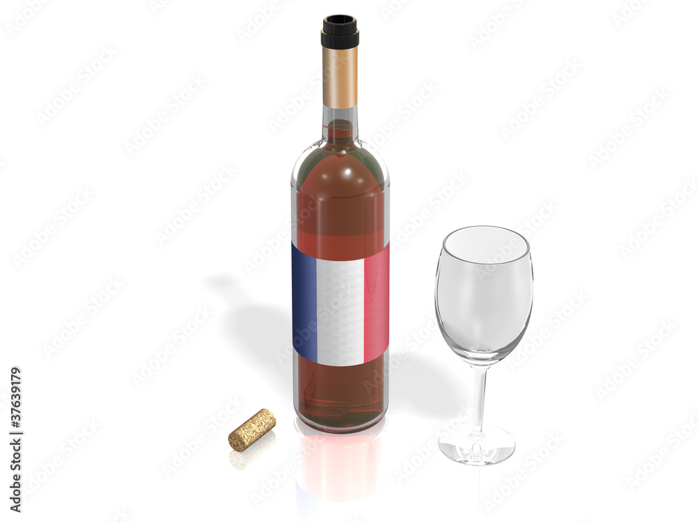 BOTTLE OF WINE FRANCE BOTTLE OF WINE FRANCE