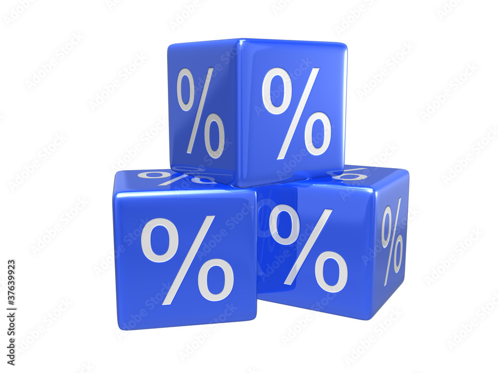 Discount boxes isolated on the white background Discount boxes isolated on the white background