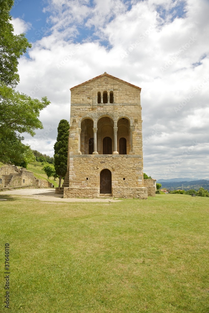 Santa Maria del Naranco front Santa Maria del Naranco front