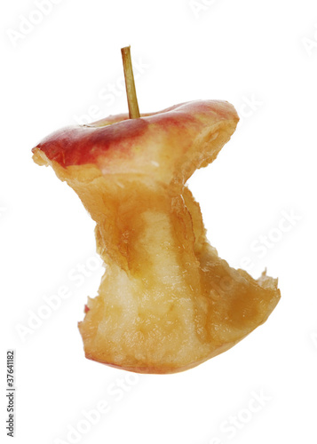 red apple core photo