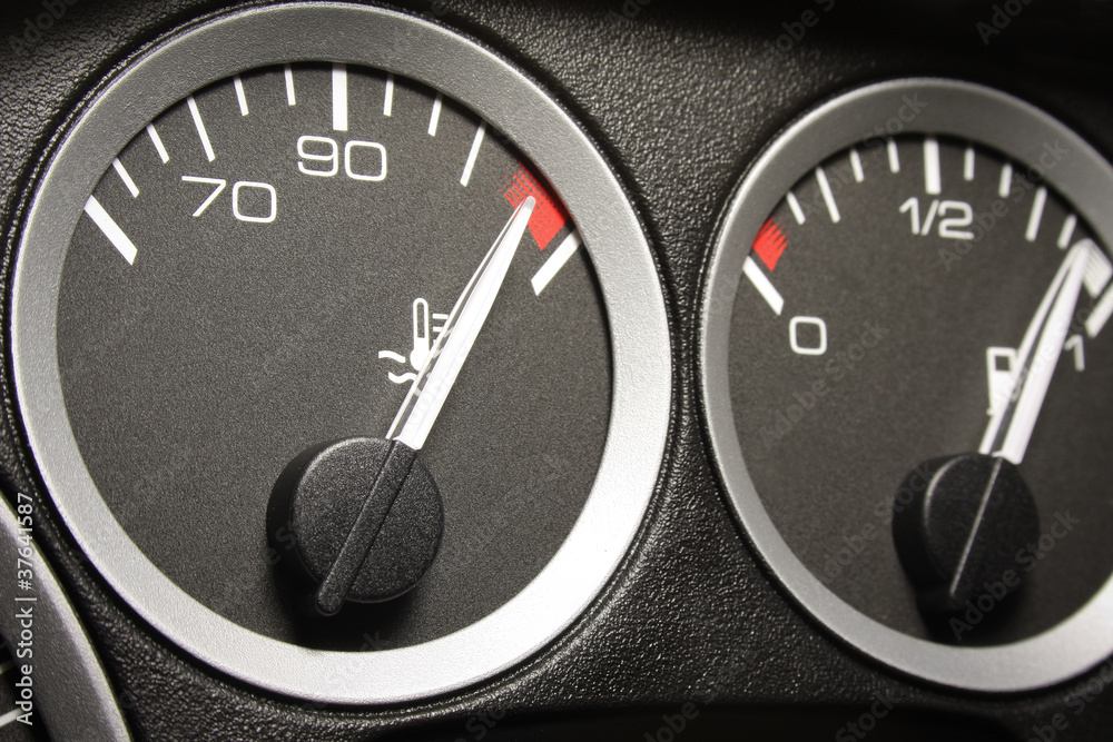 Naklejka premium Car dashboard