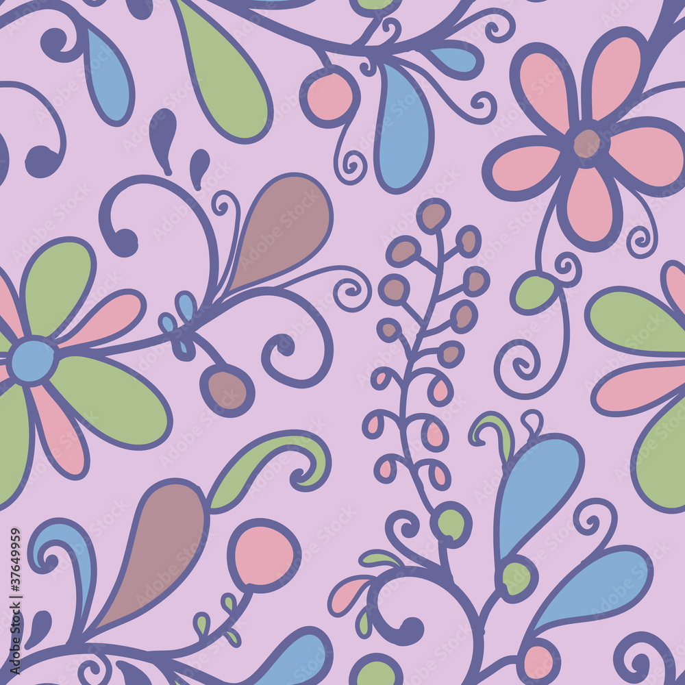 floral seamless pattern