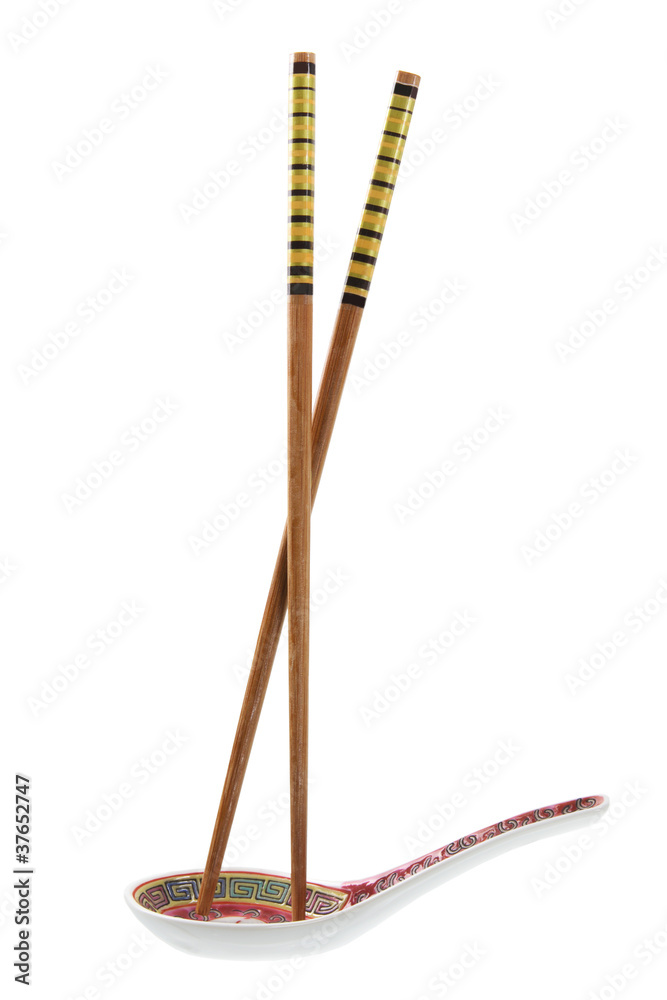 Chopsticks and Soup Spoon Chopsticks and Soup Spoon