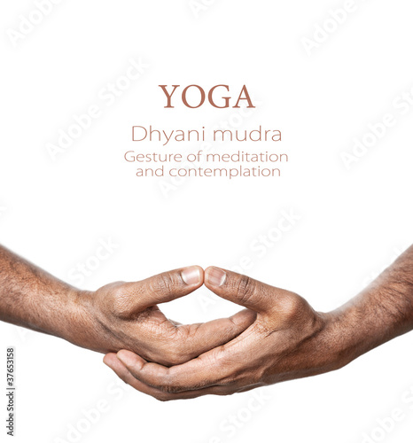 Yoga Dhyani mudra photo