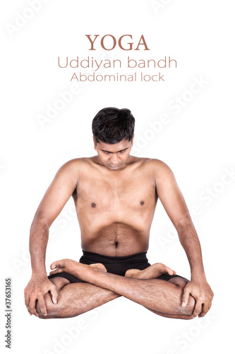 Yoga uddiyan bandha photo