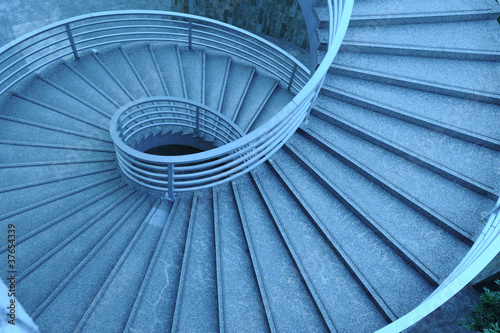 Canvas Print Circular Stairs