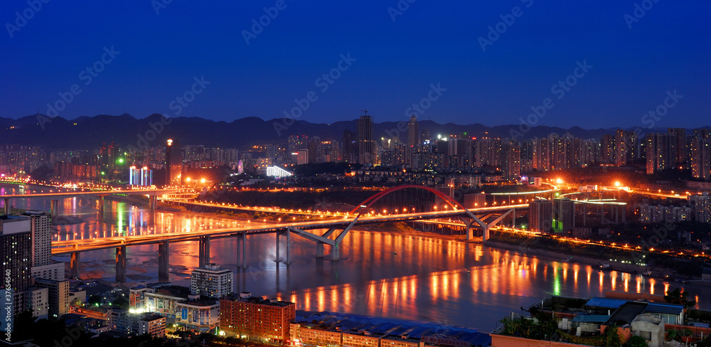 Night scene of Chongqing