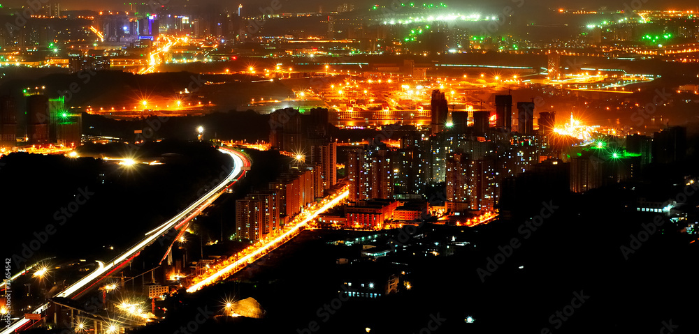 Night scene of Chongqing