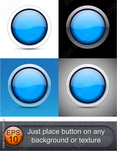 Round glossy buttons.