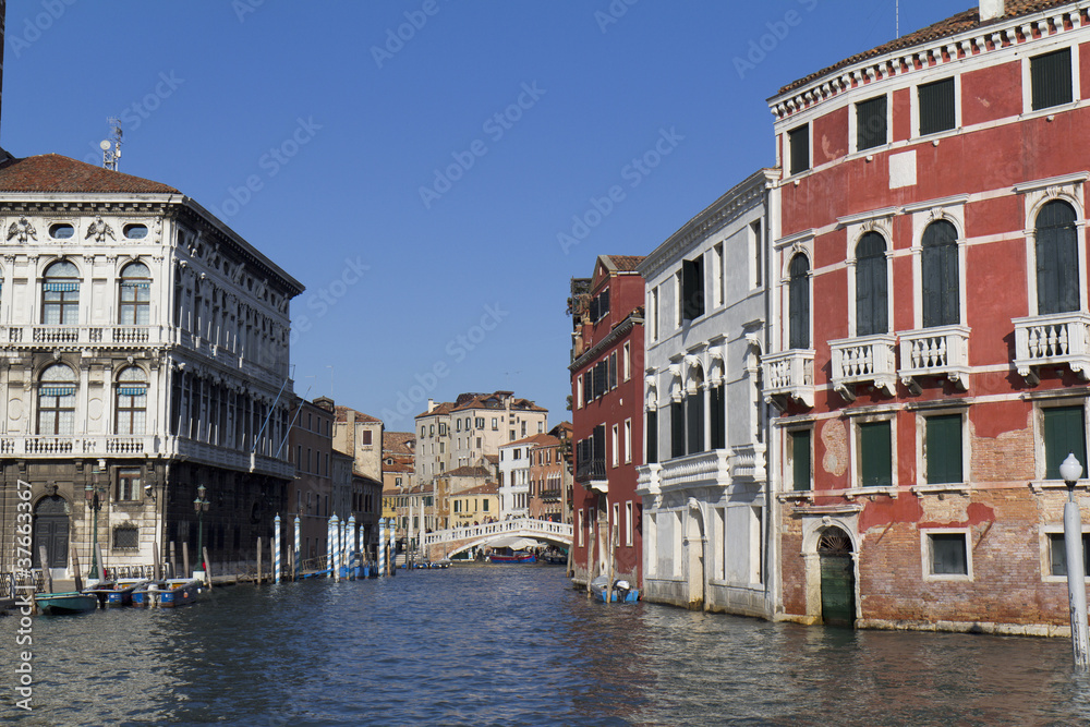 Façades  typiques de Venise