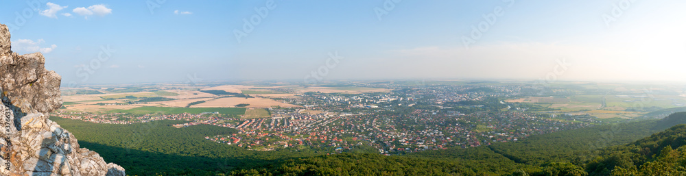 Spring cityscape