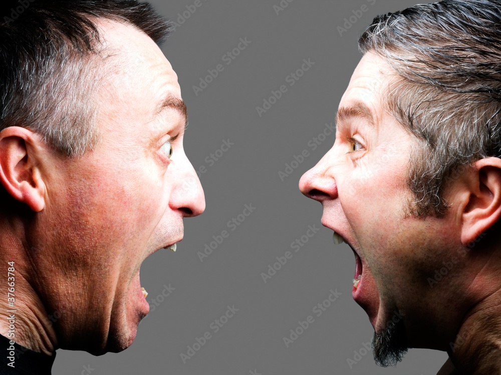 Fototapeta premium Face à face