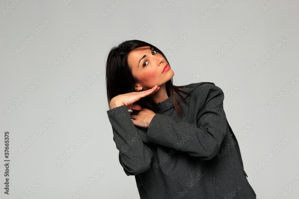 Beautiful business woman posing Beautiful business woman posing
