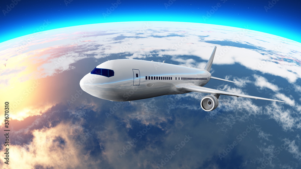 Fototapeta premium 飛行機