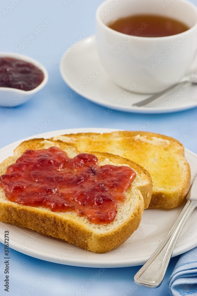 Toast and tea Toast and tea