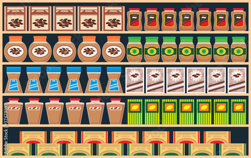 Regiments with products. vector