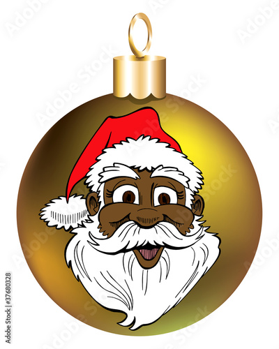 Santa Face Ornament