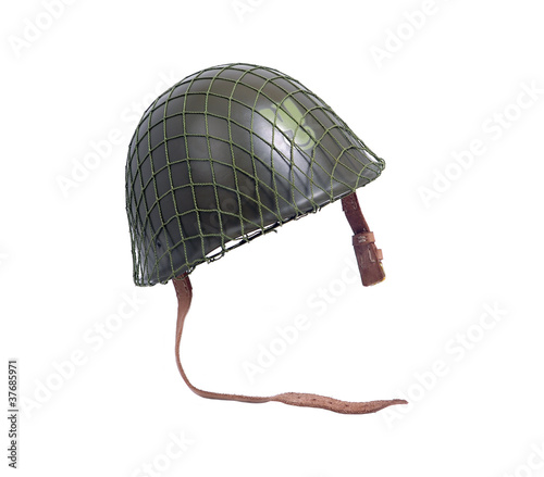 steel military helmet