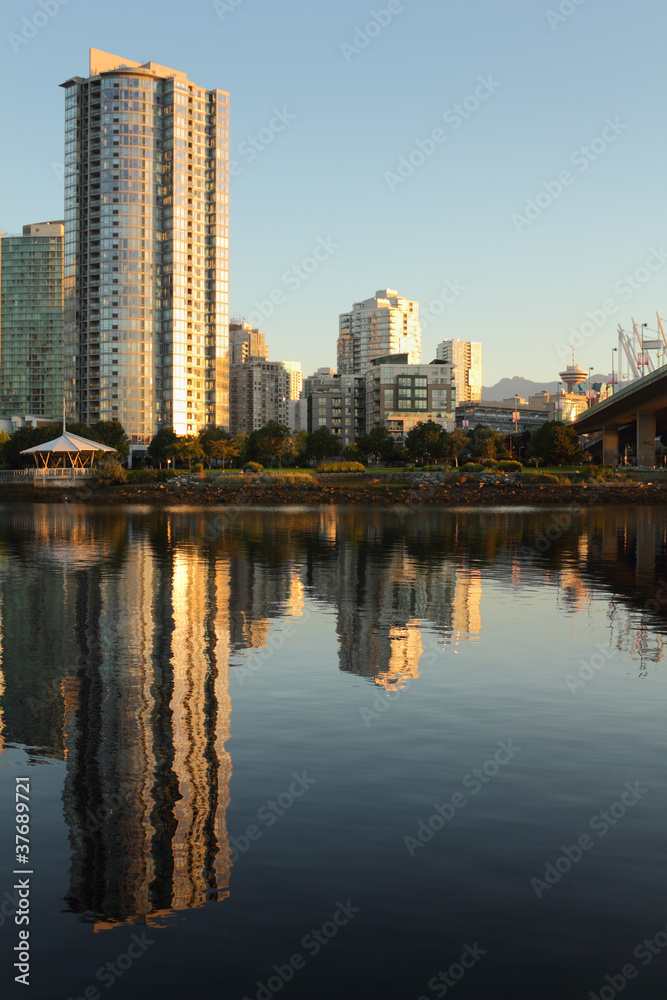 False Creek, Condominium Morning, Vancouver vertical