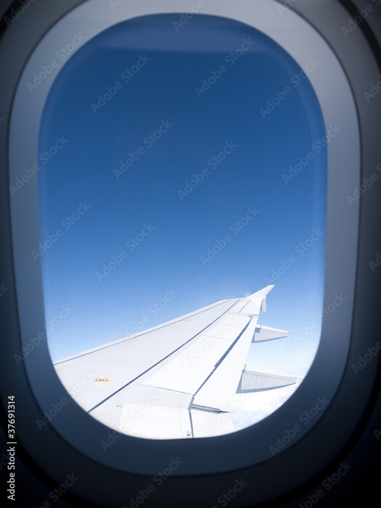 Looking out through the porthole Looking out through the porthole
