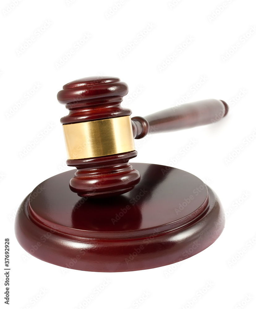 Wooden gavel Wooden gavel