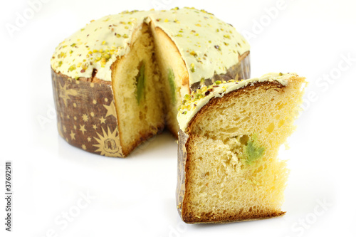 Panettone al pistacchio - Panettone cake pistachio