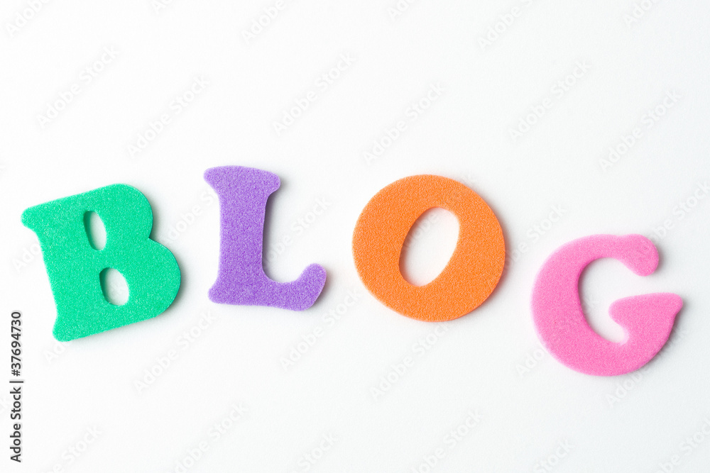 Naklejka premium blog