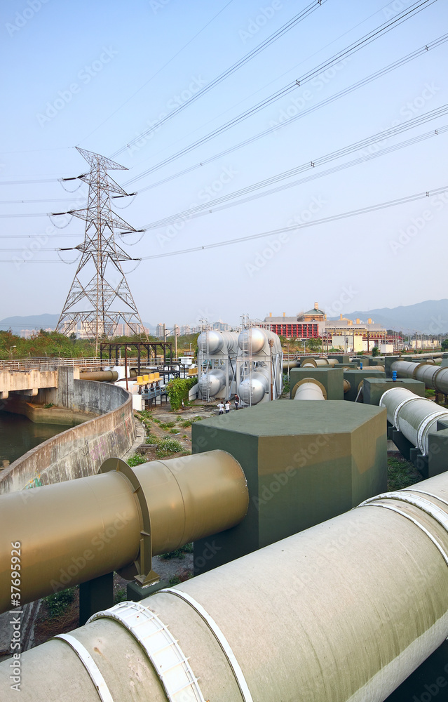 Oil and Gas Industry at outdoor at day Oil and Gas Industry at outdoor at day