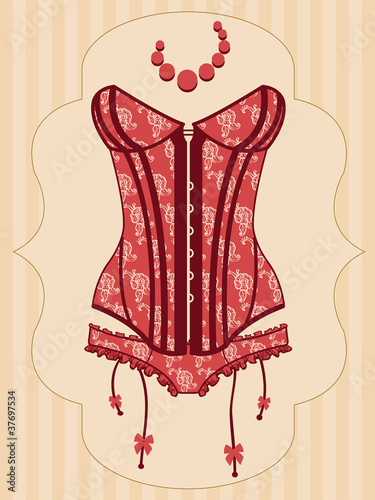 Sexy vintage corset
