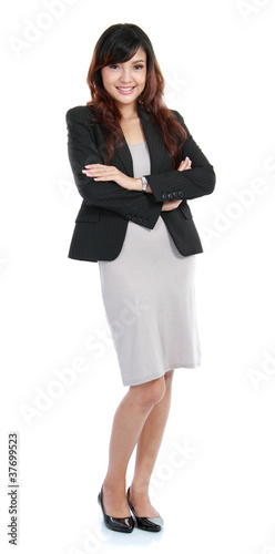 smiling business woman