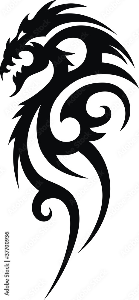 Naklejka premium Dragon