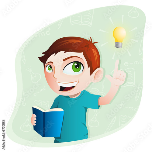 Boy Having An Idea