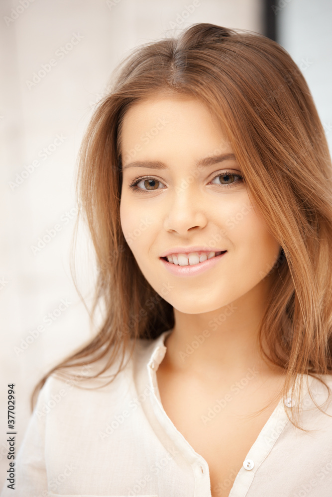 happy and smiling woman