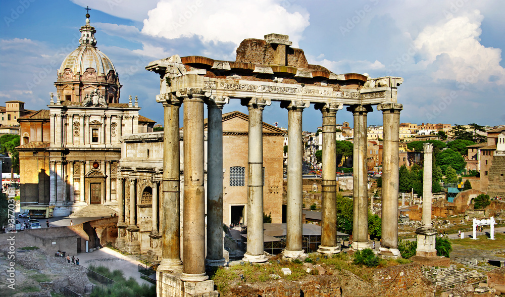 Italian landmarks-Forum,Rome
