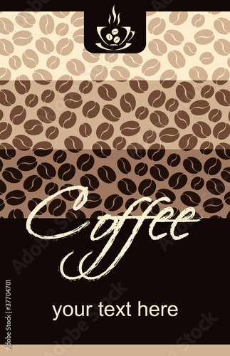 Template Coffee shop menu