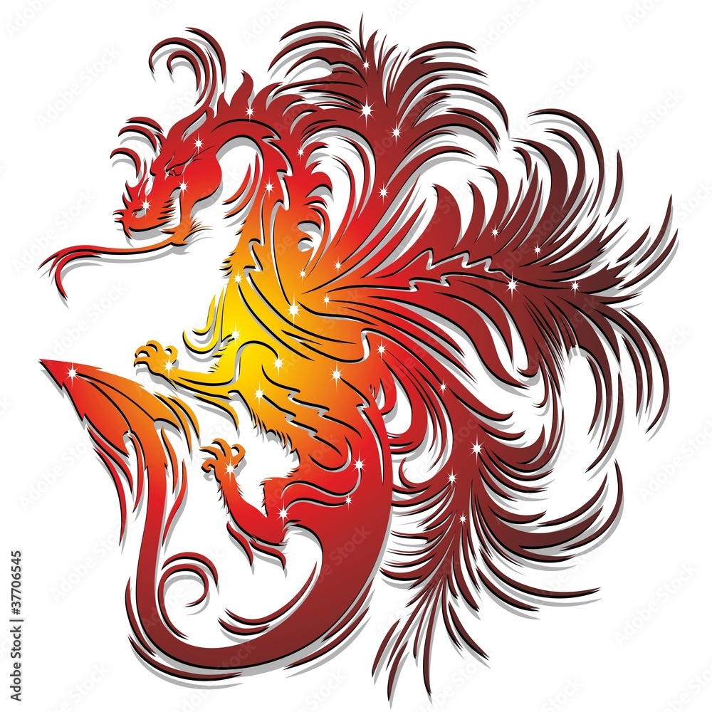 Drago Rosso Simbolo-Red Dragon Symbol-2012