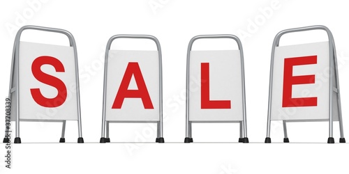 street stand sale advertise...