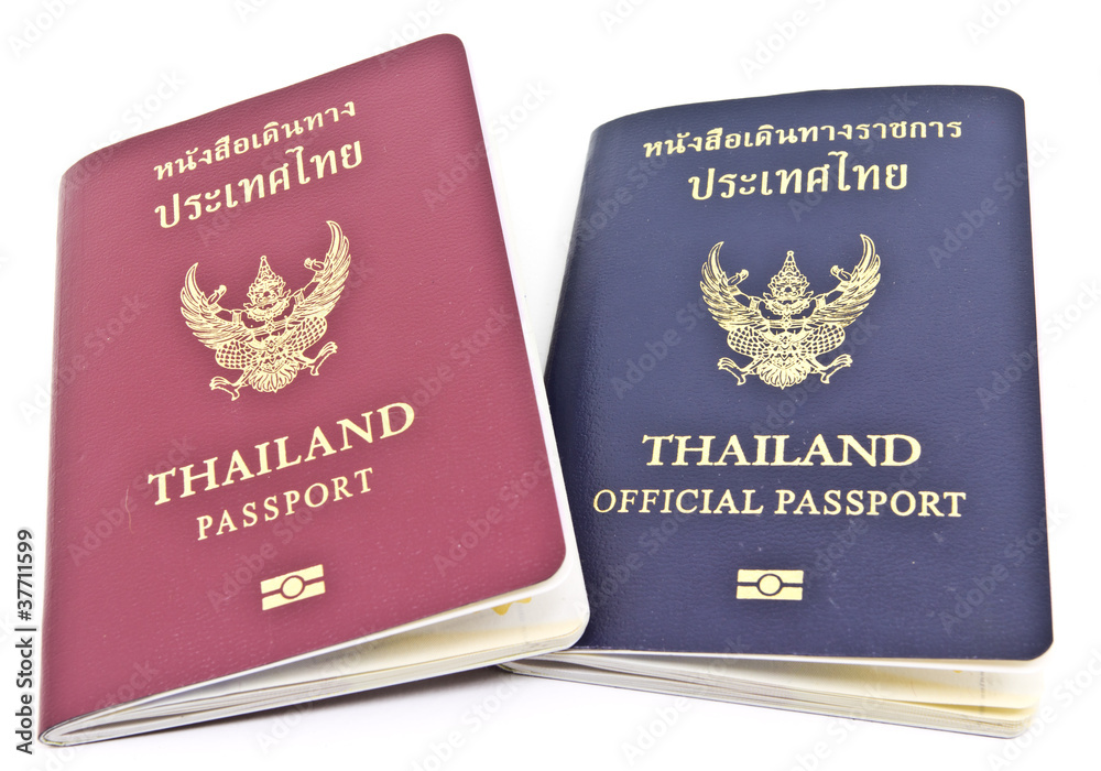 Thailand Passport and Thailand official passport