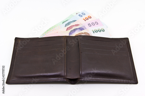 Wallet and Thai money