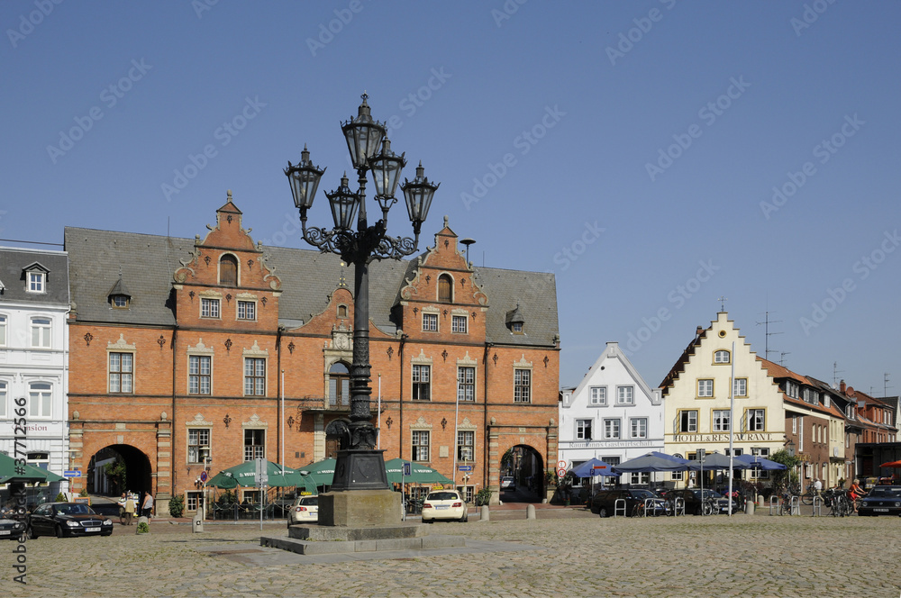 Naklejka premium Marktplatz in Glückstadt