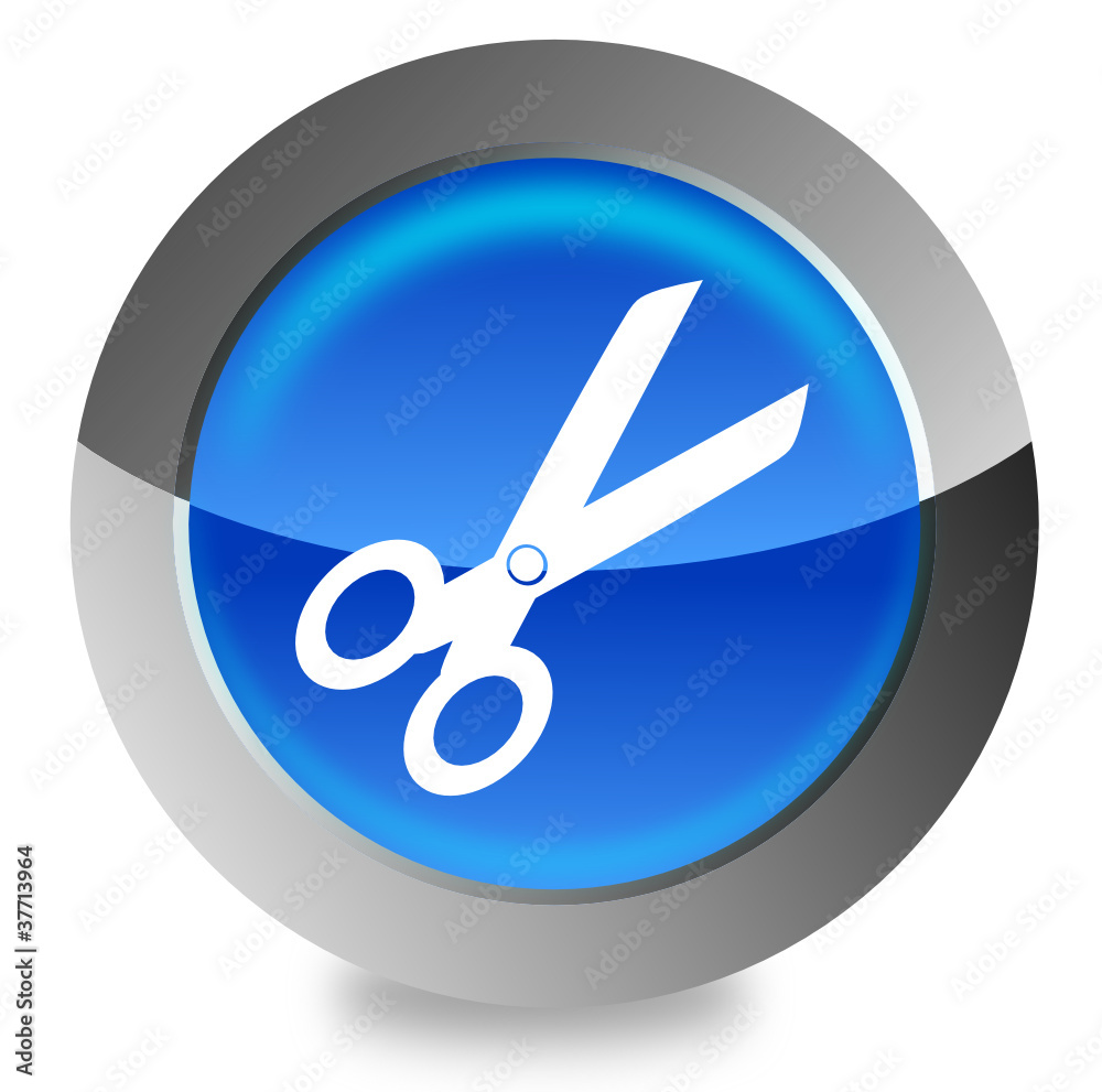 Scissors button