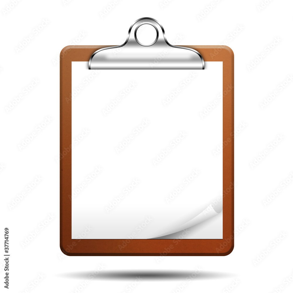 Icono clipboard 3D Icono clipboard 3D