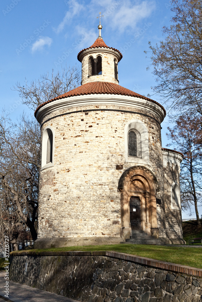 Chapel on Vysehrad castle, Prague, Czech republic