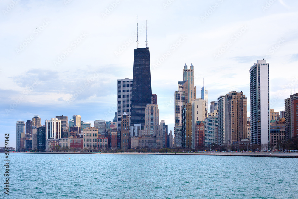 Downtown skyline, Chicago, Illinois, USA